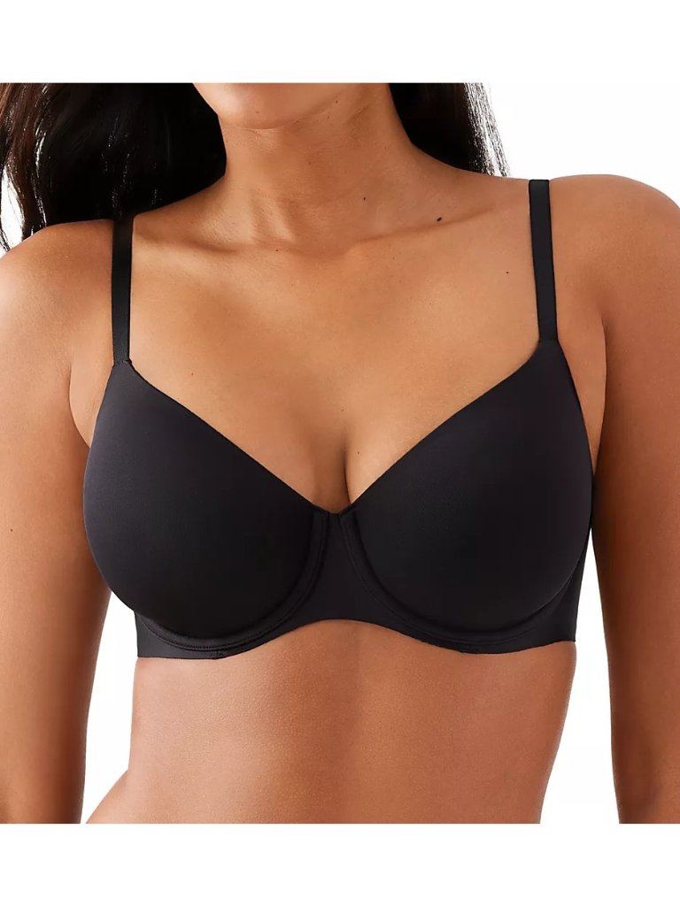 Wacoal Sleek Standard Full Unpadded Underwire Bra 40c Black #855451